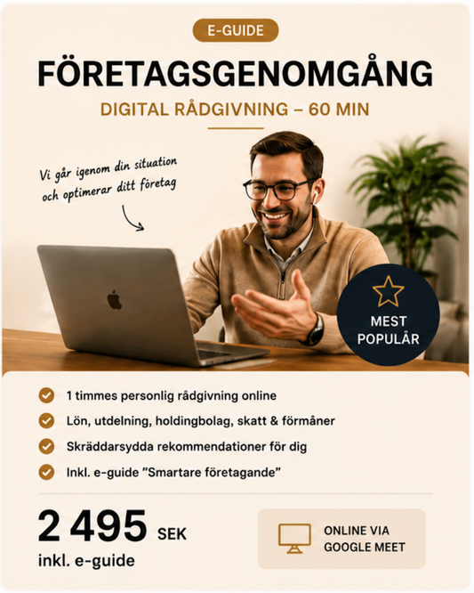 En timme digital företagsgenomgång + E-guide "Smartare Företagande"
